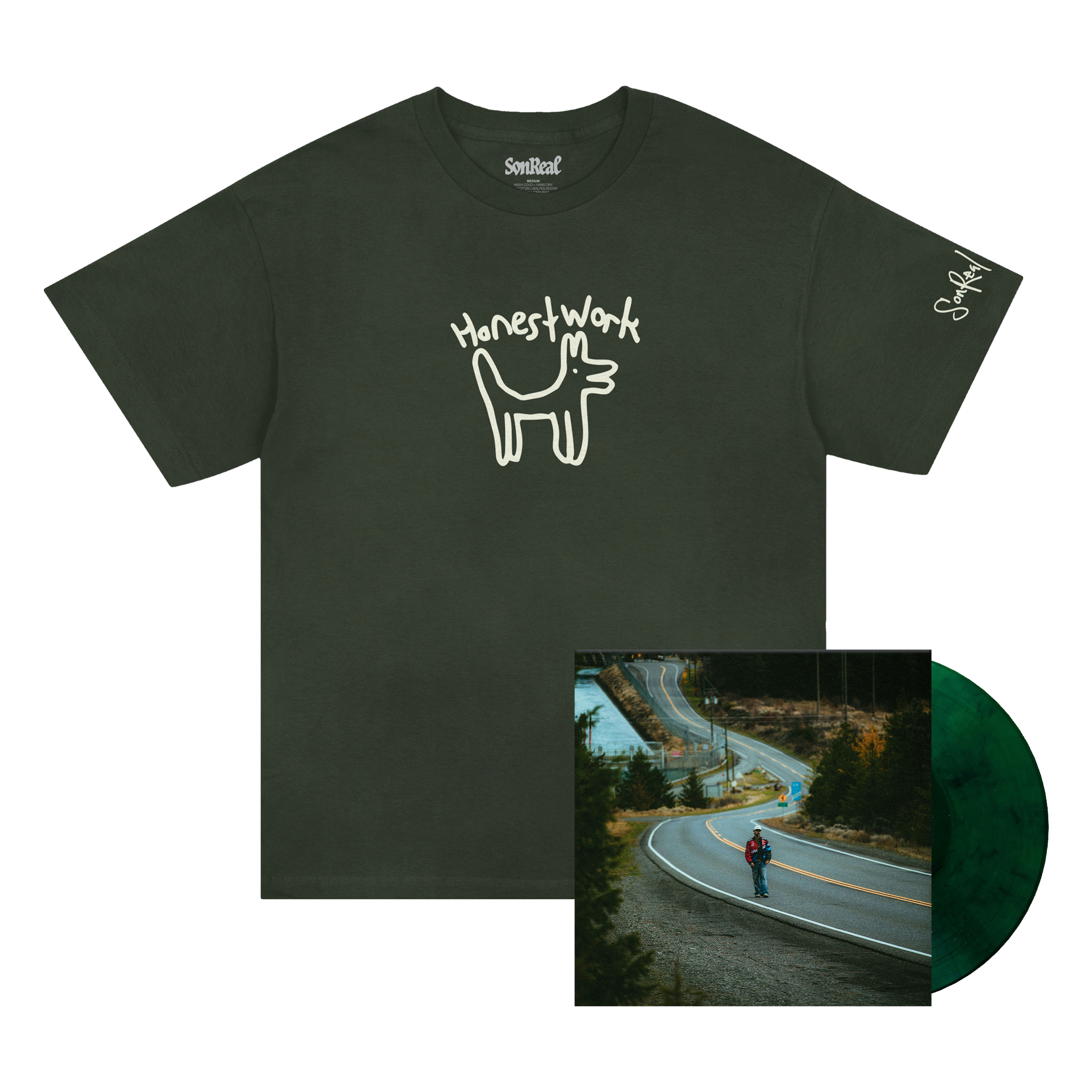 Honest Work LP + T-shirt Bundle